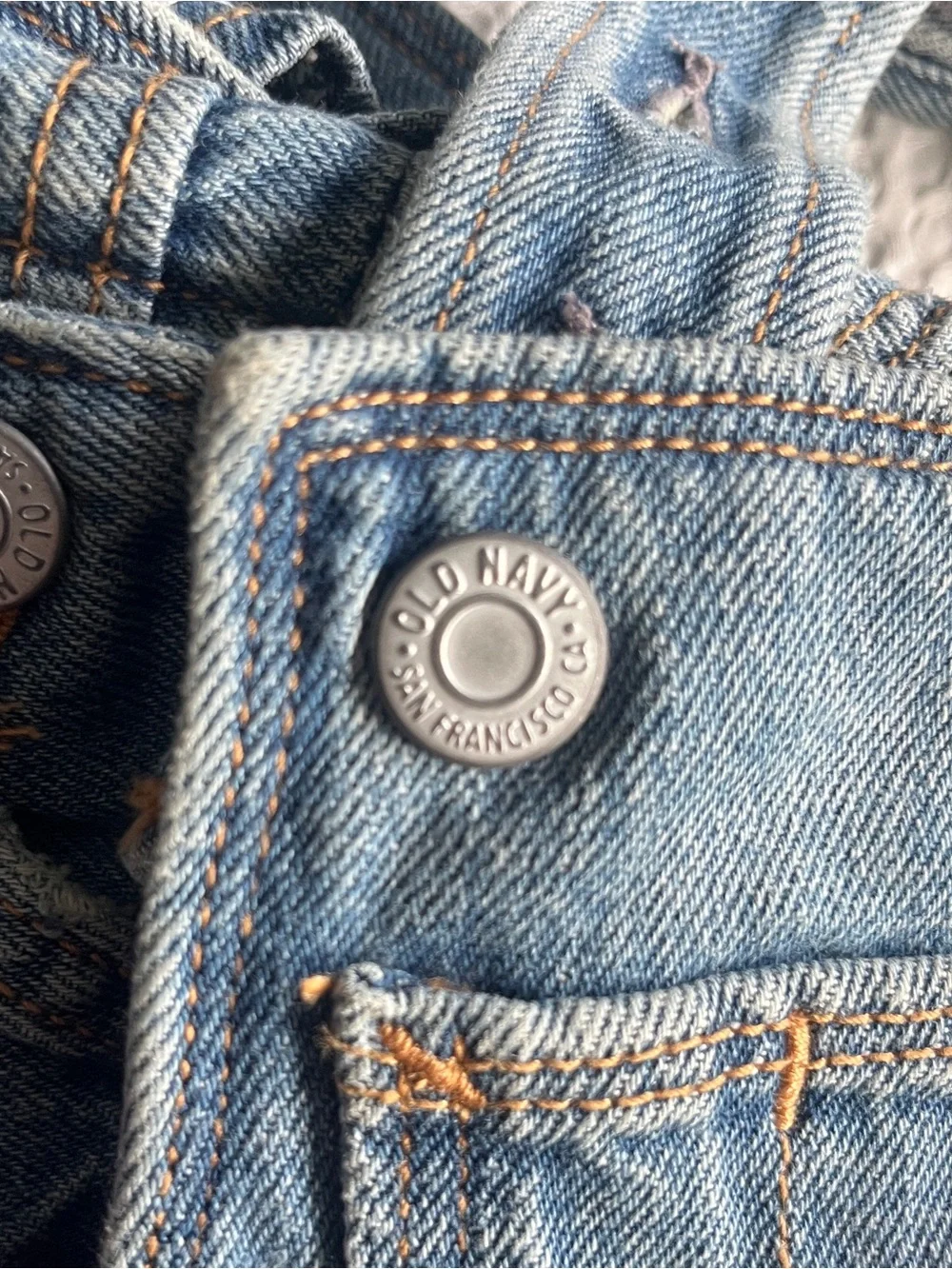 Old Navy Light Blue Denim Overalls